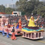 राजस्थान की रंग बिरंगी झांकी ने सभी का मन मोहा फ्रांस के राष्ट्रपति इमैनुअल मैक्रों भी हुए मोहित